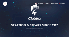 Desktop Screenshot of christies-restaurant.com